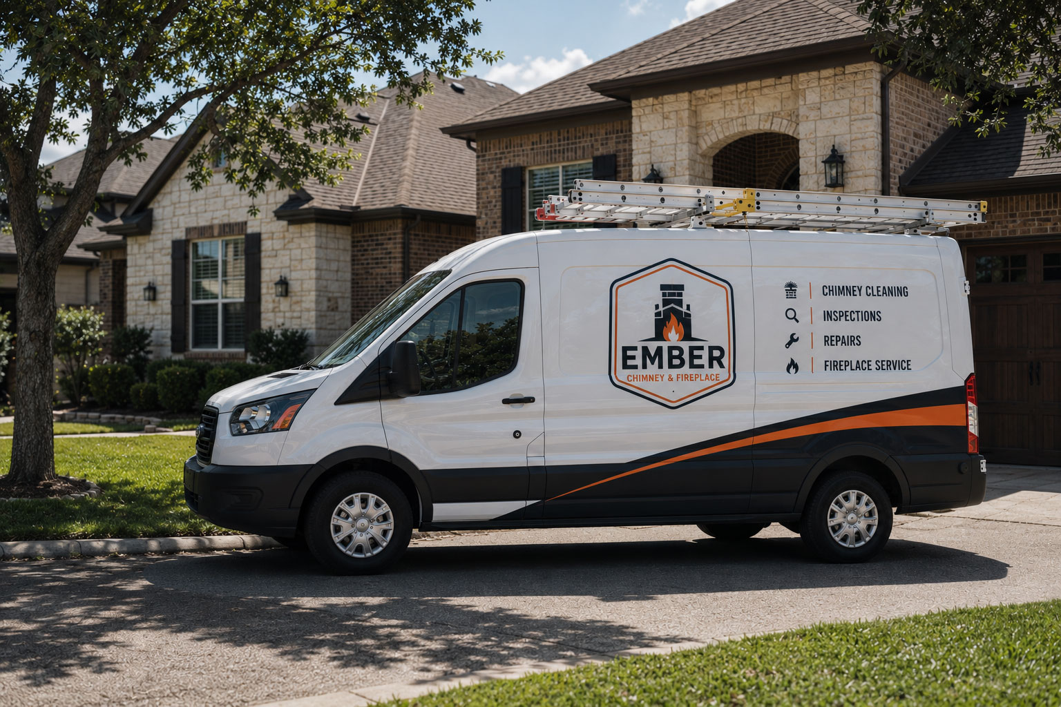 Chimney Sweep Company Atlanta, GA - Ember Chimney & Fireplace job photo