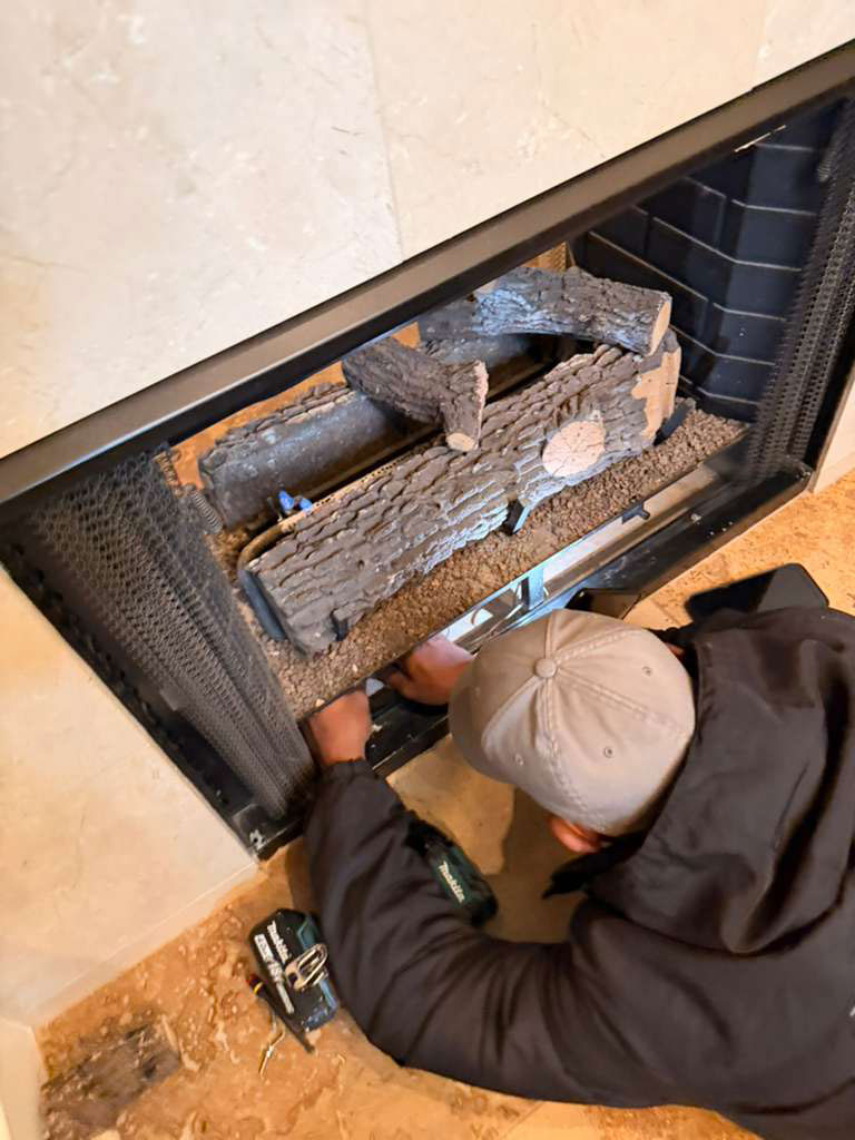 Fireplace Repair Service - Ember Chimney & Fireplace job photo