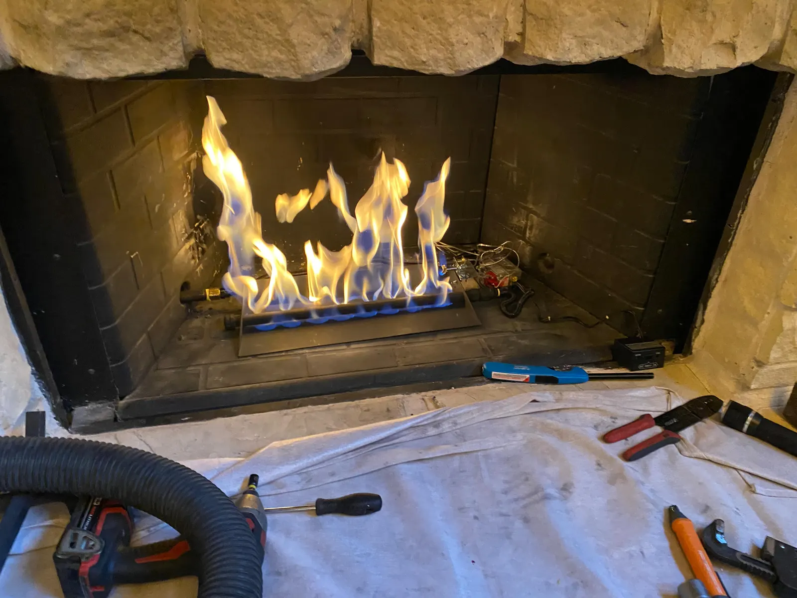 Fireplace Installation Service in Colleyville, TX - Ember Chimney & Fireplace job photo